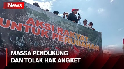 Massa Pendukung dan Tolak Hak Angket Bertemu di Depan DPR, Suasana Sempat Memanas