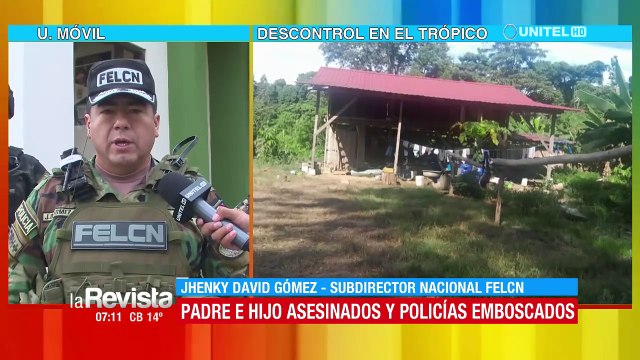 Se investiga si el doble asesinato en Villa Tunari está ligado a temas de narcotráfico