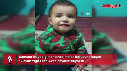 Kahreden olay! 17 aylık Yiğit Eren'İn son yemeği oldu