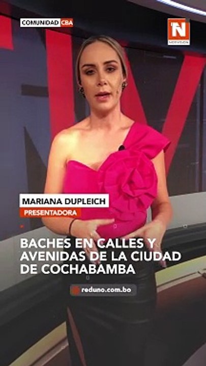 Baches en calles y avenidas de la ciudad de Cochabamba