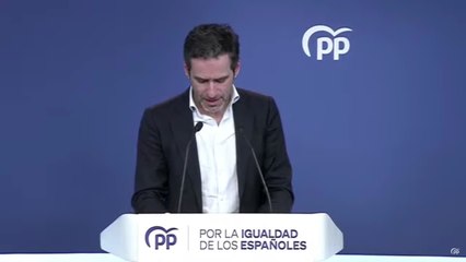 Sémper (PP): "Armengol no puede llegar como presidenta al próximo Pleno del Congreso"