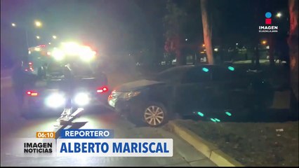 Reportan auto chocado y abandonado | #ImagenNoticiasGDL con Ricardo Camarenaoo