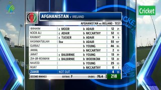 IRE vs AFG Only Test Day 3 Highlights