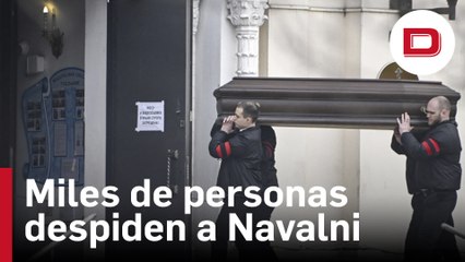 El entierro de Navalni reúne a miles de personas en la mayor expresión anti Putin desde el inicio de la guerra