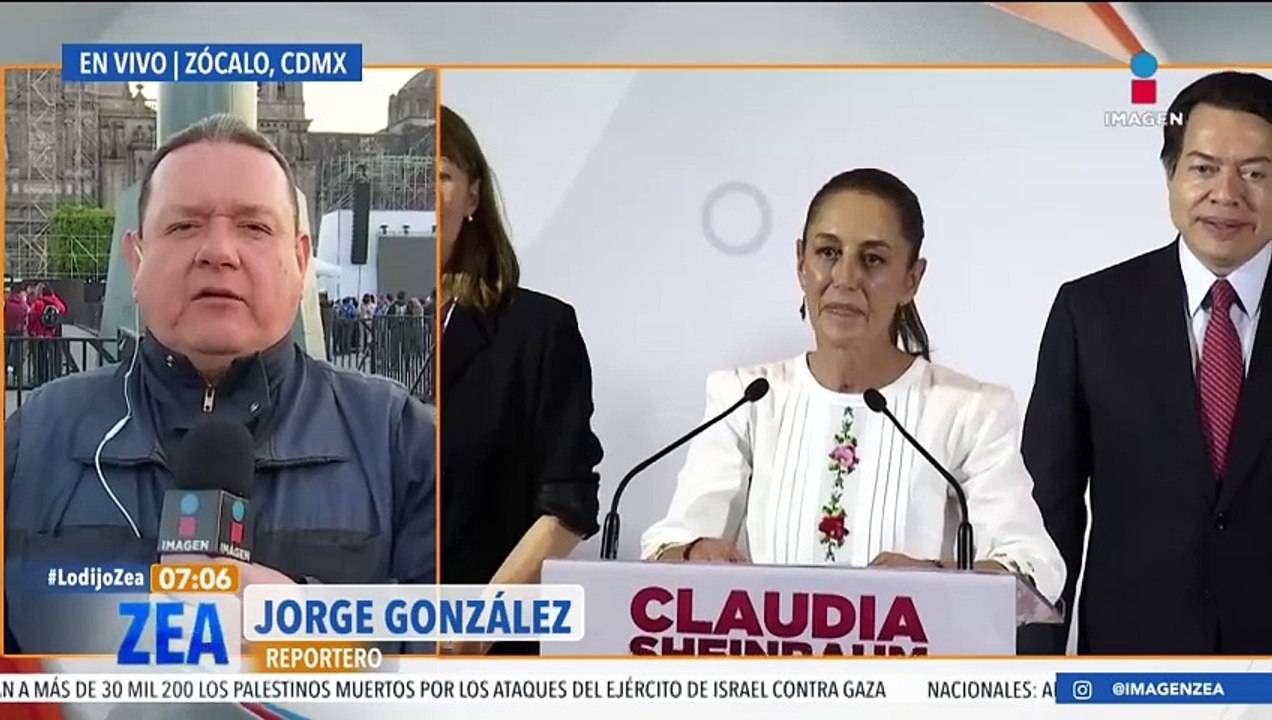 Claudia Sheinbaum iniciará su campaña en el Zócalo de la CDMX