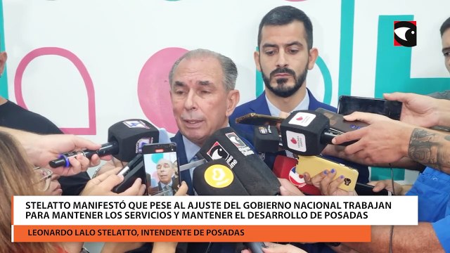 Stelatto manifestó que pese al ajuste del Gobierno Nacional trabajan para mantener los servicios y mantener el desarrollo de Posadas