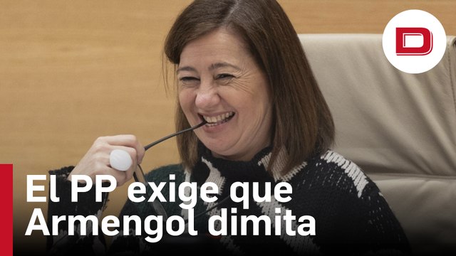 El PP exige la dimisión de Armengol por ser colaboradora de «una presunta estafa» con mascarillas en Baleares