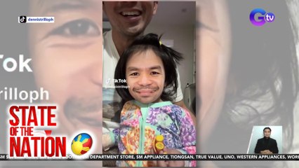 Videos nina Dennis Trillo at anak na si Dylan gamit ang Manny Pacquiao filter, kinaaliwan online | SONA