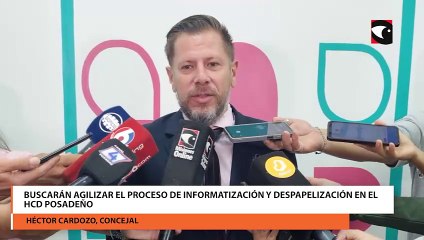 Buscarán agilizar el proceso de informatización y despapelización en el HCD Posadeño