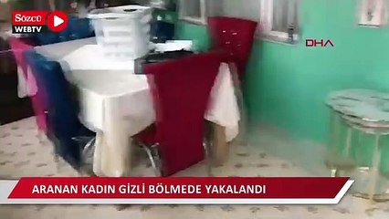 Download Video: 1 yıl 8 ay hapisle aranan kadın, vitrinin arkasına yaptırdığı gizli bölmede yakalandı