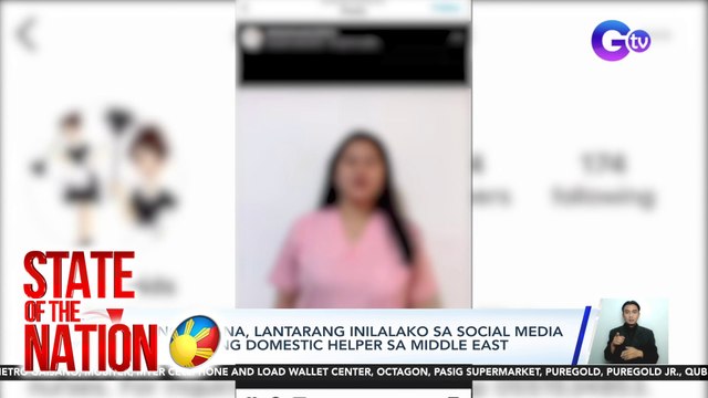 Ilang Pilipina, lantarang inilalako sa social media para gawing domestic helper sa Middle East| SONA