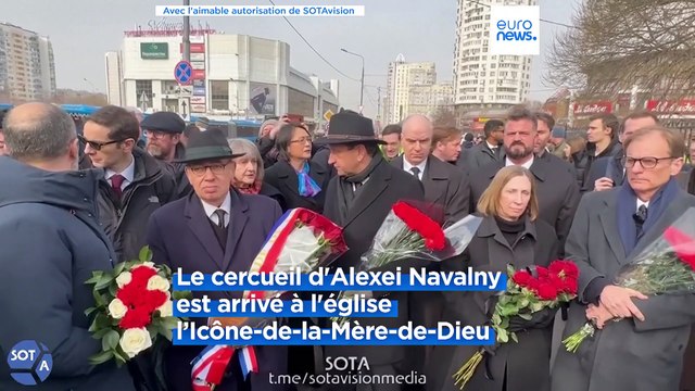 Russie : des milliers de personnes ont assisté aux funérailles d'Alexeï Navalny