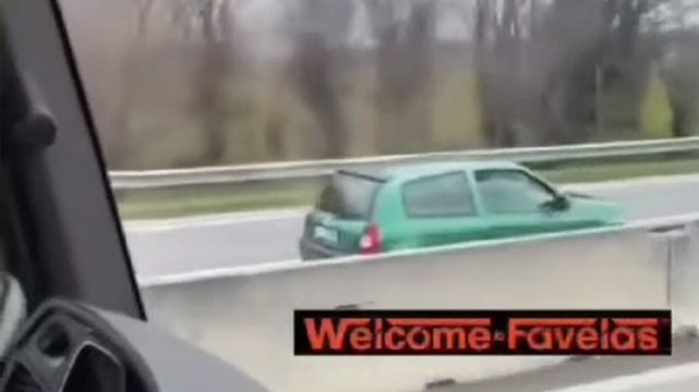 Auto contromano sulla tangenziale di Brescia