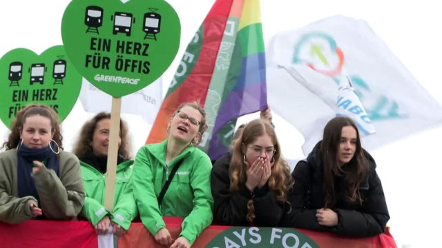 Gemeinsame Demonstrationen von Fridays for Future und Verdi