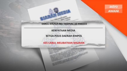 Doktor ditahan disyaki cabul pekerja