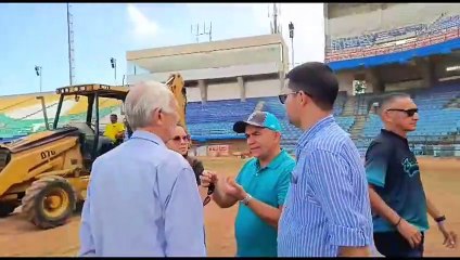 LVBP: comienza la recuperación del estadio de Bravos de Margarita en Guatamare.