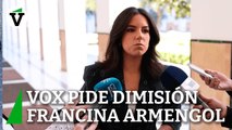 Vox también pide la dimisión de Armengol: 