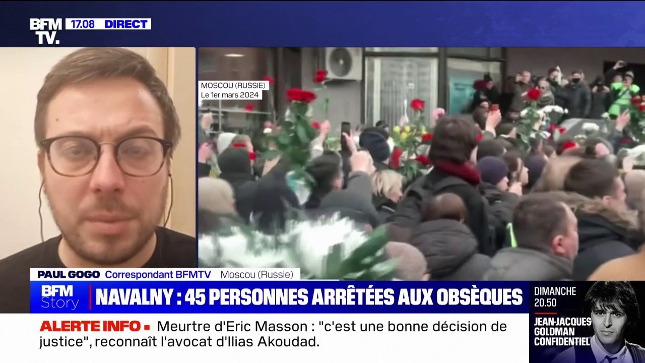 Obsèques d'Alexeï Navalny: 45 arrestations lors de rassemblements en marge des funérailles de l'opposant politique russe