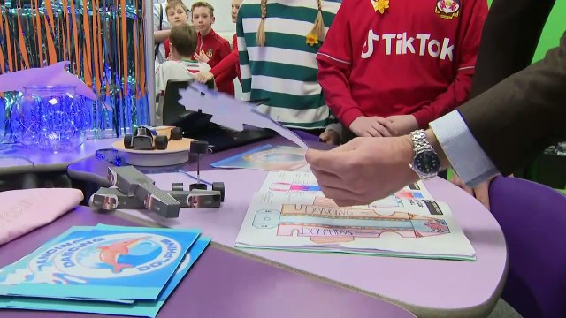 Prince of Wales visits school in north Wales