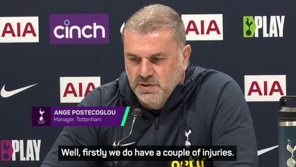 Postecoglou reveals 'disappointing' Richarlison injury