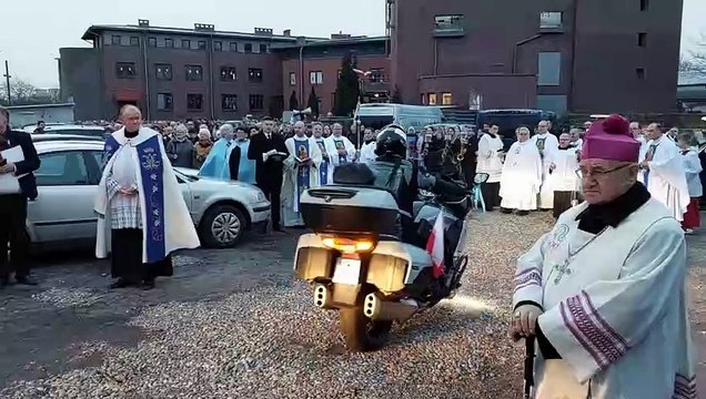 Powitanie obrazu Matki Bożej Częstochowskiej w parafii MB Fatimskiej we Włocławku