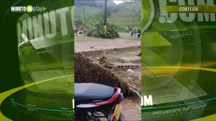 Creciente súbita en el corregimiento Villa Nueva de Yolombó