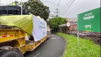 Así fue la llegada de la compuerta al sitio de obras principales de Hidroituango