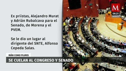 Murat, Rubalcava y SNTE ‘se cuelan’ al Congreso y Senado como plurinominales