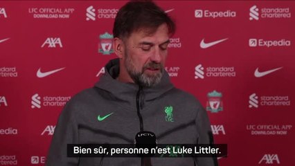 Liverpool - Klopp regrette d'avoir comparé les jeunes Reds à Luke Littler