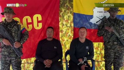 Download Video: Disidencias de las Farc dan a conocer prueba de supervivencia de dos soldados secuestrados en Cumbitara Nariño