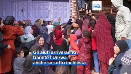 Video herunterladen: Ue, 150 milioni di euro a Unrwa: continuano indagini sui presunti legami tra l'agenzia Onu e Hamas