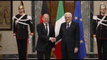 Il presidente Mattarella ha ricevuto il Cancelliere al Quirinale