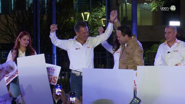 Inicia campaña para la gubernatura Pablo Lemus en Plaza las Américas de Zapopan