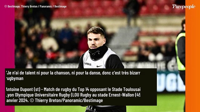 Les Enfoirés 2024 : C'est assez difficile pour moi , Antoine Dupont mal à l'aise et totalement honnête