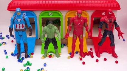 Oddly Slime ASMR Garage _ How I Made 4 BIG Slime Stress Balls Mixing Rainbow Beads OF 4 Color ASMR Garage