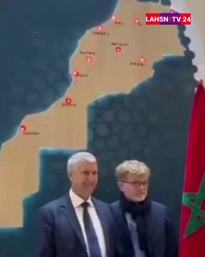 سفارة فرنسا تنشر خريطة المغرب كاملة خلال لقاء للوزيرين الصديقي وفينسو بمعرض الدولي بباريس The French Embassy publishes the complete map of Morocco during a meeting between Ministers Al-Siddiqi and Vinso at the International Fair in Paris
