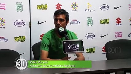 16-04-18 Integrante de cuerpo tecnico de Nacional hablo por primera vez con la prensa