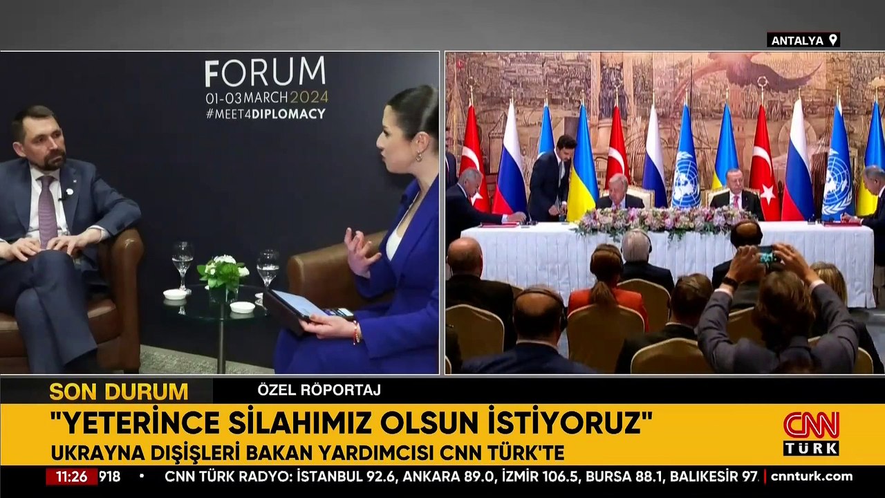Avrupa Ukrayna'ya asker yollar mı? Ukrayna Dışişleri Bakan Yardımcısı CNN TÜRK'te