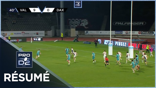 PRO D2 Saison 2023-2024 J22 - Résumé Valence Romans - US Dax