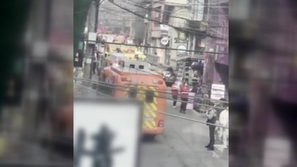 서울 마포구 고깃집에서 불...수십 명 대피 / YTN