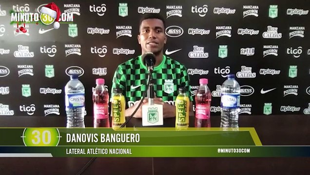 Danovis Banguero, agradecido con Dios y con la vida por llegar a Nacional