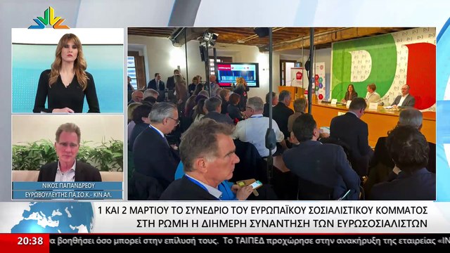 Ο Ευρωβουλευτής ΠΑΣΟΚ, Νίκος Παπανδρέου στο STAR