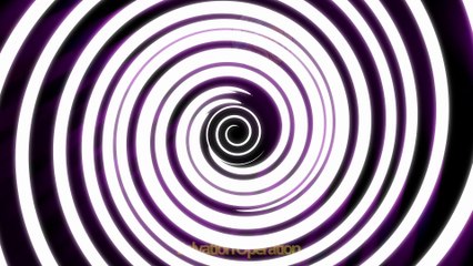 Comet Hypnosis - Relaxing Light Spiral visual , Guided Meditation