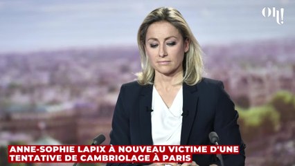 Anne-Sophie Lapix à nouveau victime d'une tentative de cambriolage à Paris
