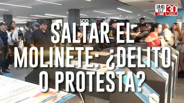 Arrancó el molinetazo en las estaciones de trenes y subtes