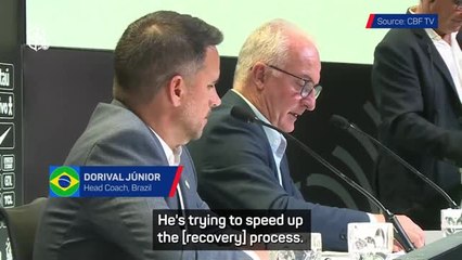 Brazil coach provides an update on Neymar recovery