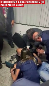 VÍDEO: Geraldo Alckmin socorre homem durante evento em Manaus; entenda