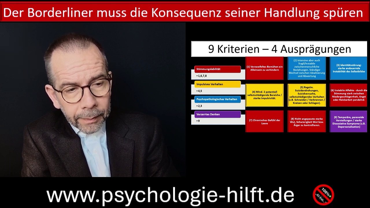 Konsequenter Umgang mit Borderline - Irgendwann ist mal Schluss