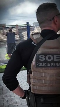 Polícia Penal do Paraná realiza teste físico para o Curso de Intervenção Tática Prisional em Foz do Iguaçu