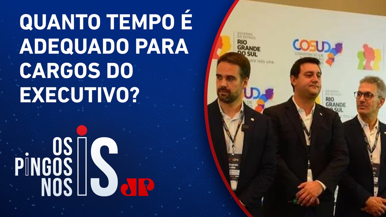 Eduardo Leite, Romeu Zema e Ratinho Júnior apoiam fim da reeleição